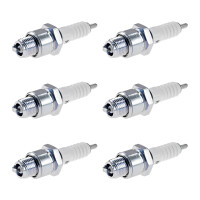 6 Spark Plugs with flat seal seat NGK aftermarket...