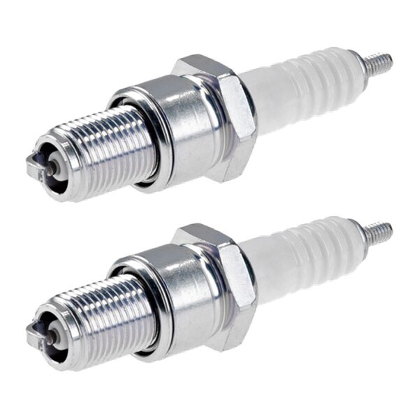 2 Spark Plugs with flat seal seat NGK IAM expertise for SUZUKI and others