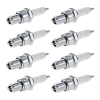 8 Spark Plugs with flat seal seat NGK IAM expertise for...