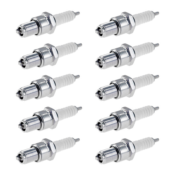 10 Spark Plugs with flat seal seat NGK IAM expertise for SUZUKI and others