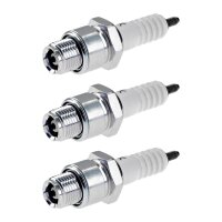 3 Spark Plugs with flat seal seat NGK aftermarket...
