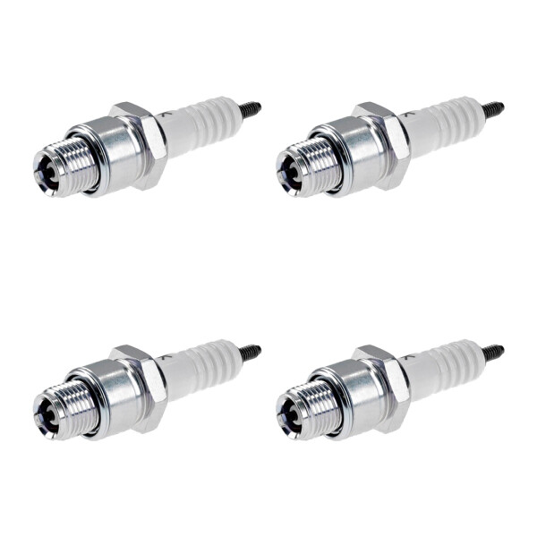 4 Spark Plugs with flat seal seat NGK aftermarket expertise for various vehicles