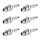 6 Spark Plugs with flat seal seat NGK aftermarket expertise for various vehicles