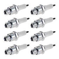 8 Spark Plugs with flat seal seat NGK aftermarket...