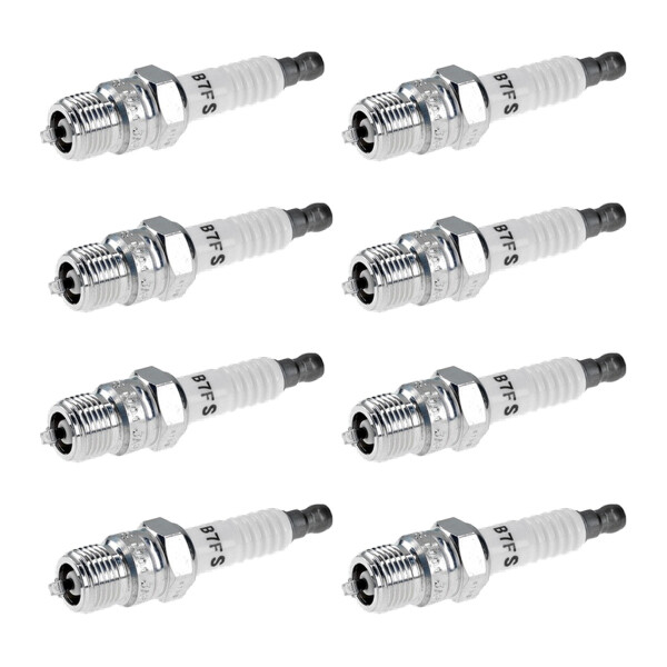 8 Spark Plugs fixed SAE connection NGK IAM expertise for various vehicles