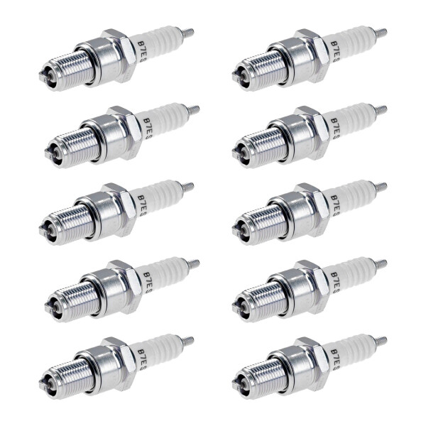 10 Spark Plugs with flat seat NGK suitable for e.g. ALFA ROMEO GIULIETTA