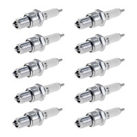 10 Spark Plugs with flat seat NGK suitable for e.g. ALFA...