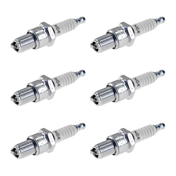 6 Spark Plugs fixed SAE connection NGK IAM expertise for NISSAN and others