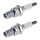 2 Spark Plugs with flat seal seat NGK aftermarket expertise for MAZDA