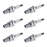 6 Spark Plugs with flat seal seat NGK aftermarket...