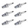 6 Spark Plugs with flat seal seat NGK aftermarket expertise for MAZDA