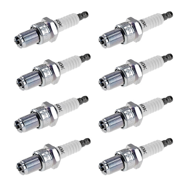 8 Spark Plugs with flat seal seat NGK aftermarket expertise for MAZDA
