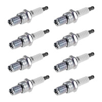 8 Spark Plugs with flat seal seat NGK aftermarket...