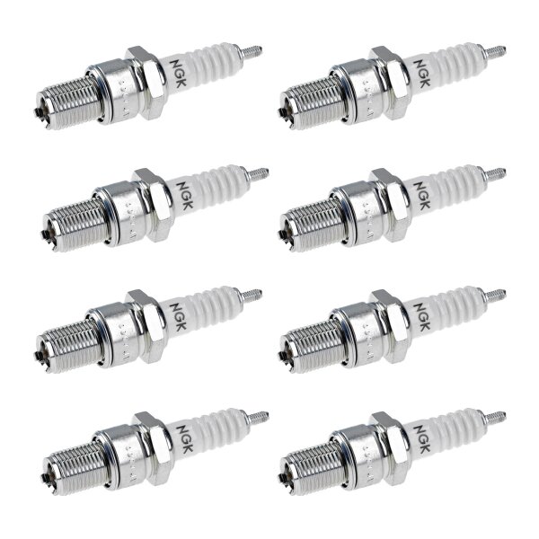 8 Spark Plugs with flat seal seat NGK suitable for TVR GRIFFITH and others