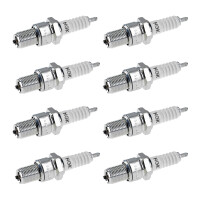8 Spark Plugs with flat seal seat NGK suitable for TVR...