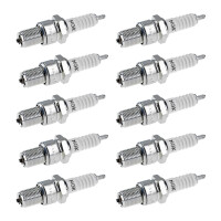 10 Spark Plugs with flat seal seat NGK suitable for TVR...
