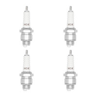 4 Zündkerzen mit Flachdichtsitz NGK Quick...