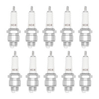 10 Spark Plugs with flat seal seat NGK Quick for KUBOTA...