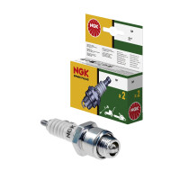 10 Spark Plugs with flat seal seat NGK IAM expertise for...