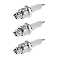 3 Spark Plugs with flat seal seat NGK for VW TRANSPORTER...
