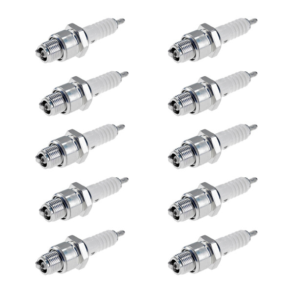 10 Zündkerzen mit Flachdichtsitz NGK IAM-Expertise für u.a. VW TRANSPORTER