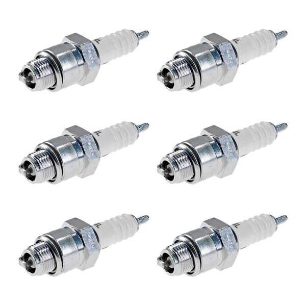 6 Spark Plugs with flat seal seat NGK IAM expertise for TOYOTA and others