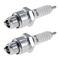 2 Spark Plugs with flat seal seat NGK aftermarket...