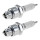 2 Spark Plugs with flat seal seat NGK aftermarket expertise for HONDA and others