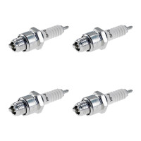 4 Zündkerzen mit Flachdichtsitz NGK...