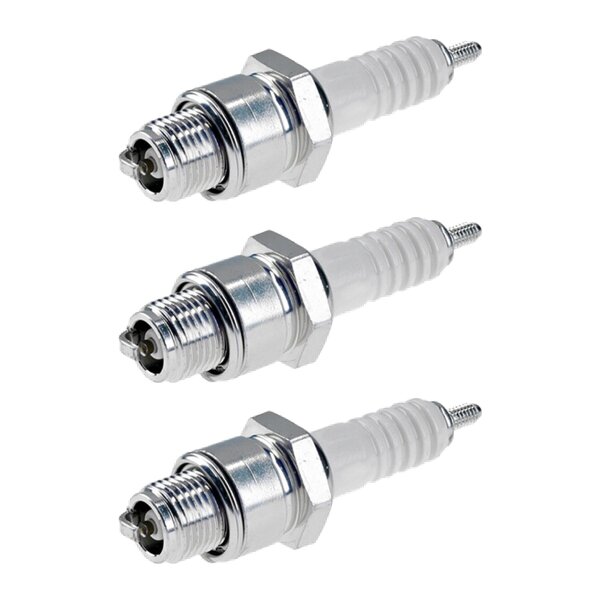 3 Spark Plugs with flat seal seat NGK IAM expertise for KAWASAKI and others
