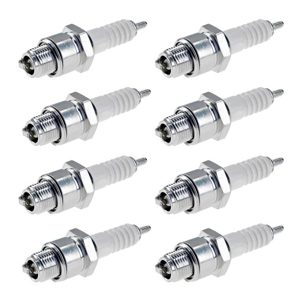 8 Spark Plugs with flat seal seat NGK IAM expertise for KAWASAKI and others