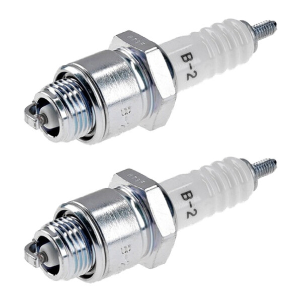 2 Spark Plugs with flat seal seat NGK aftermarket expertise for HONDA and others