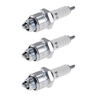 3 Spark Plugs with flat seal seat NGK aftermarket...