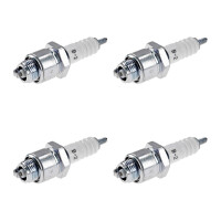 4 Zündkerzen mit Flachdichtsitz NGK...