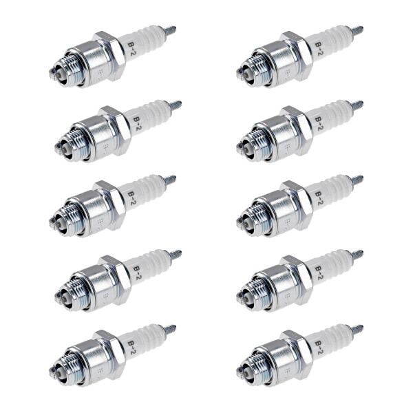 10 Spark Plugs with flat seal seat NGK IAM expertise for HONDA and others