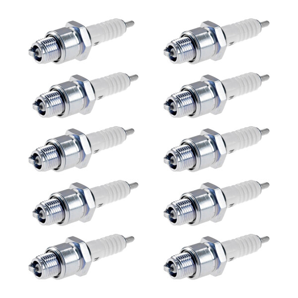 10 Spark Plugs with flat seal seat NGK IAM expertise for MERCURY and others
