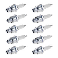 10 Spark Plugs with flat seal seat NGK IAM expertise for...