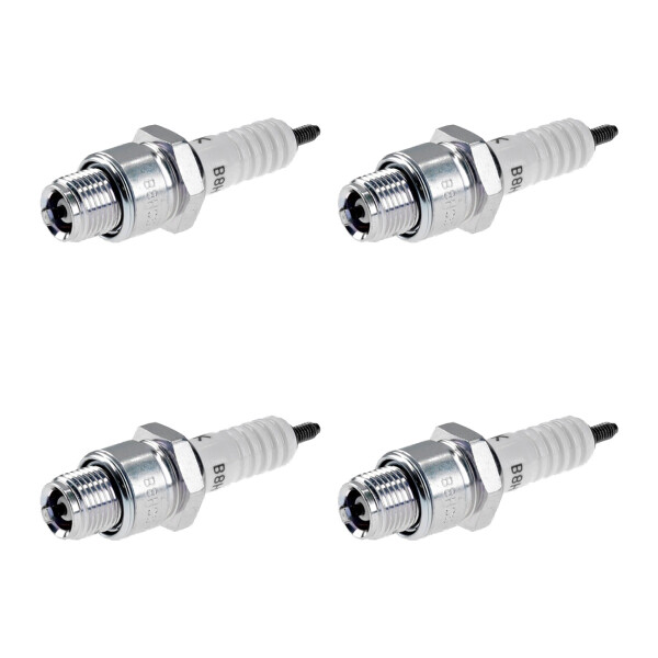 4 Spark Plugs with flat seal seat NGK aftermarket expertise for various vehicles