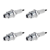 4 Spark Plugs with flat seal seat NGK aftermarket...