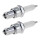 2 Spark Plugs with flat seal seat NGK aftermarket expertise for FIAT 850