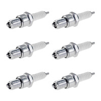6 Spark Plugs with flat seal seat NGK aftermarket...