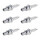 6 Spark Plugs with flat seal seat NGK aftermarket expertise for FIAT 850