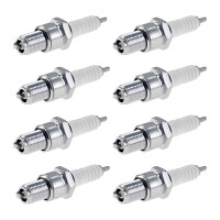 8 Spark Plugs with flat seal seat NGK aftermarket...