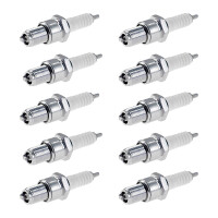 10 Spark Plugs with flat seal seat NGK aftermarket...