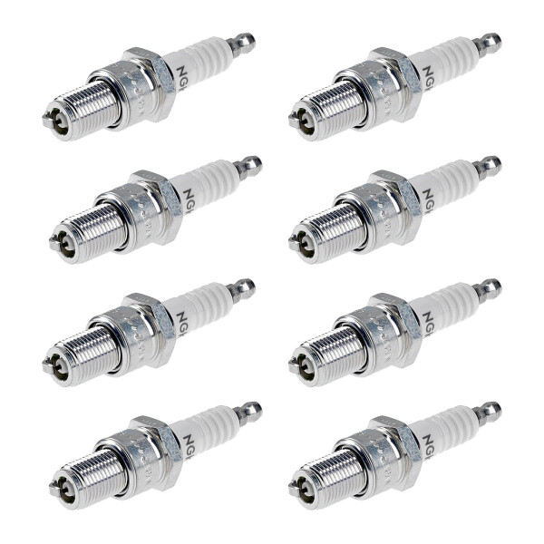 8 Spark Plugs with flat seal seat NGK for RENAULT 12 and others