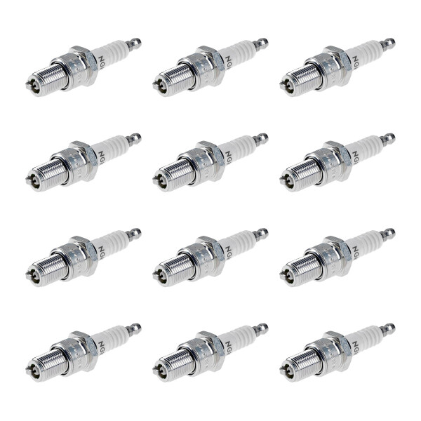 12 Spark Plugs with flat seal seat NGK for RENAULT 12 and others