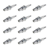 12 Spark Plugs with flat seal seat NGK for RENAULT 12 and...