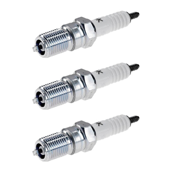 3 Spark Plugs with cone seal seat NGK aftermarket expertise for various vehicles