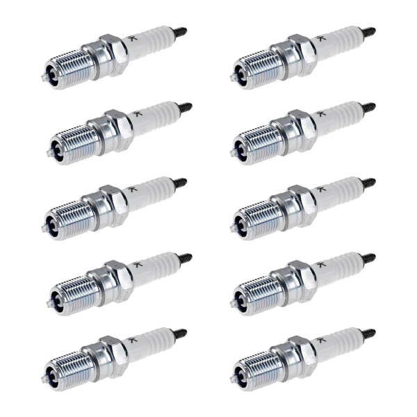 10 Spark Plugs with cone seal seat NGK IAM expertise for various vehicles