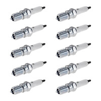 10 Spark Plugs with cone seal seat NGK IAM expertise for...